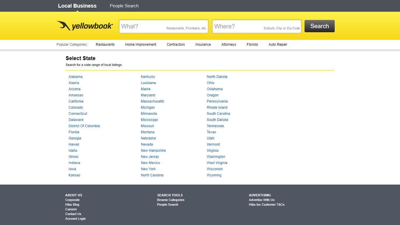 Browse Categories in - Yellowbook